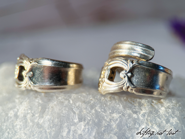 Vintage Spoon Ring - “Eternally Yours” 1941 Roger Bros. Silverware