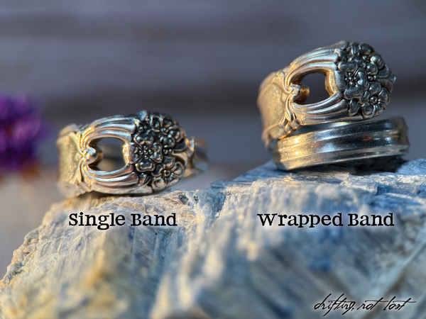 Vintage Spoon Ring - “Eternally Yours” 1941 Roger Bros. Silverware