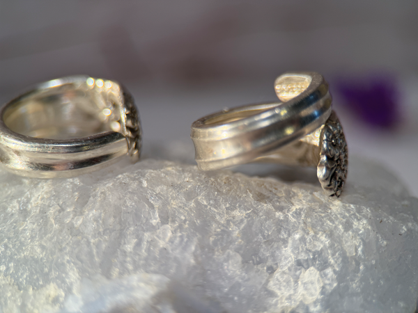 Vintage Spoon Ring - “Eternally Yours” 1941 Roger Bros. Silverware