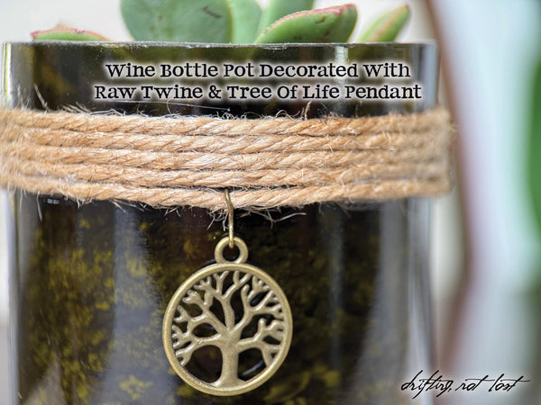 Driftwood Desk Lamp, Handcrafted with live succulent plant  – Titled 